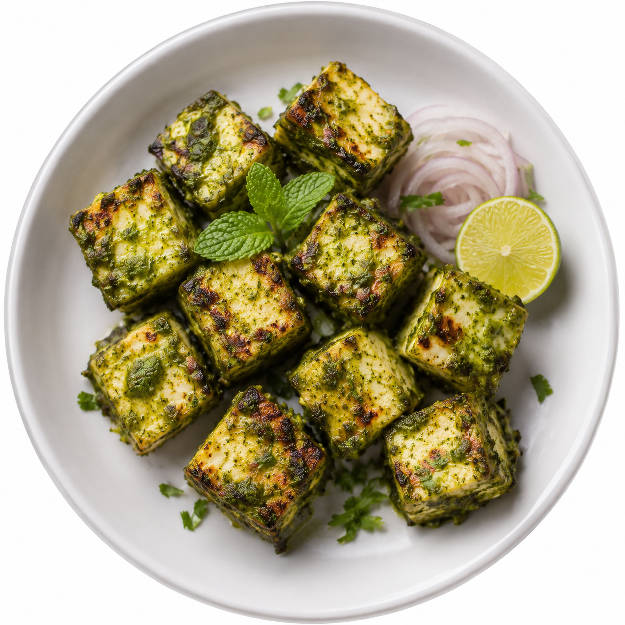 Paneer Pudina Tikka